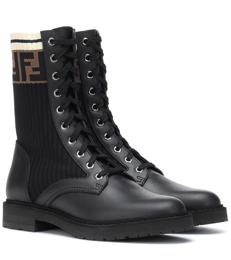 fendi boots lyst|Fendi Leather Boots for Women .